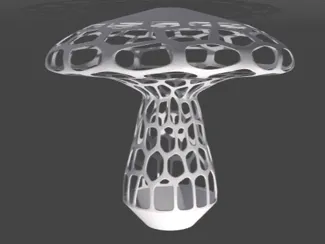 Mushroom Shaped Lamp
