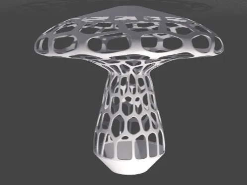 Mushroom Shaped Lamp