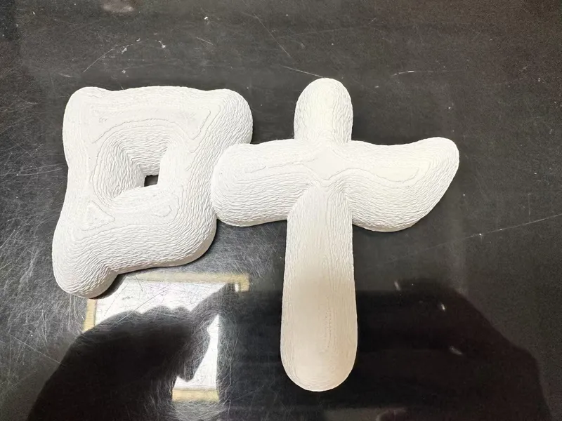 立体云朵字 叶