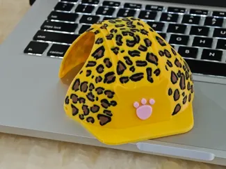 豹纹猫帽子