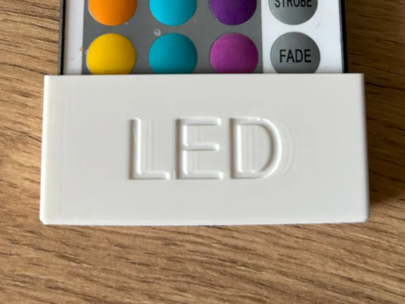 Box for LED strip remote control