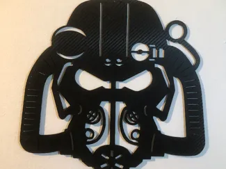power armor wall art