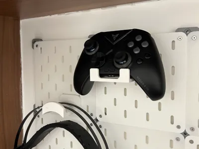 Pegboard Handle Bracket Compatible with Button at the Bottom Center