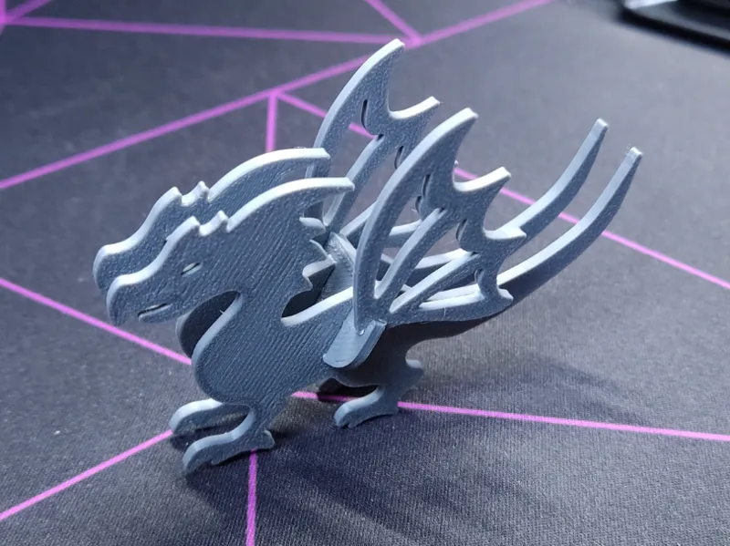 Mini Dragon 3D Puzzle  – 5 Parts | No Glue Needed
