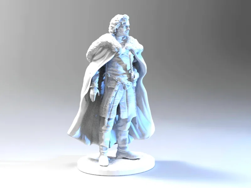 Jon Snow Figure with Base