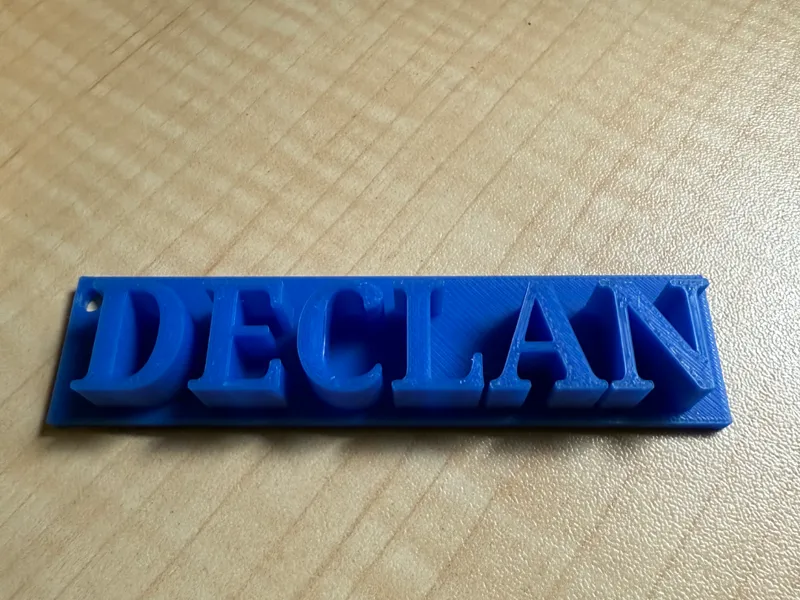 Declan keychain