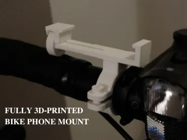 Bike Phone Mount - Fully 3D Printed 