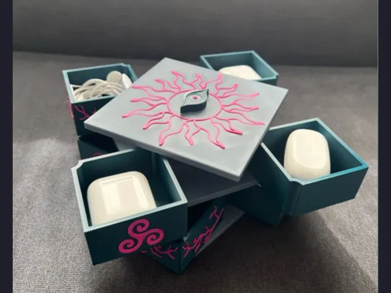 Open sliding box
