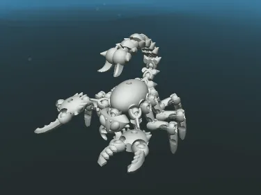Articulated Mechanical Crab
