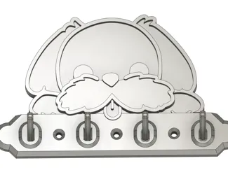 Maltese Dog Leash Hanger