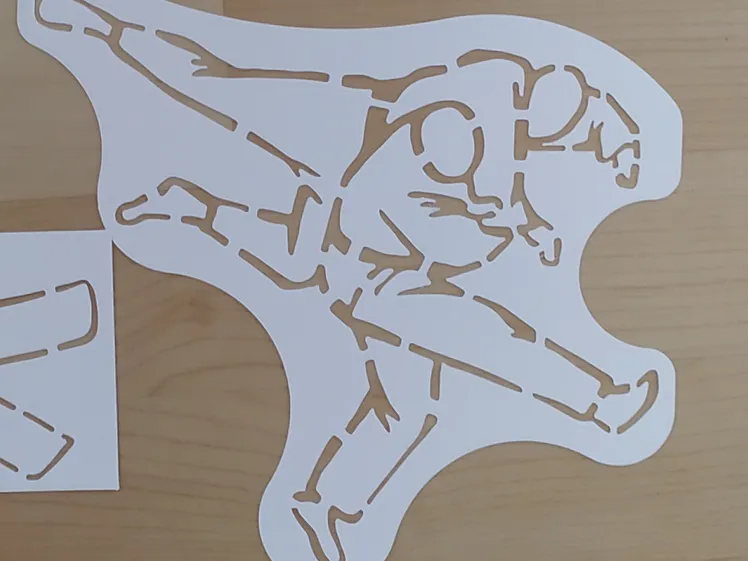 Uchi Mata Stencil