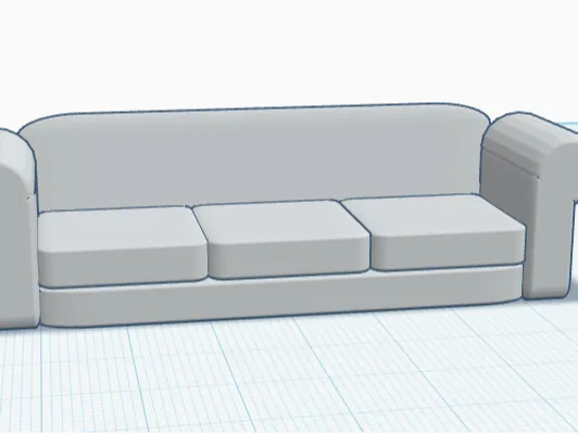 Sofa diorama