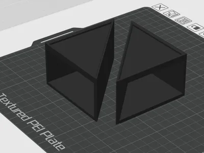 Infinite triangle stackable storage  
