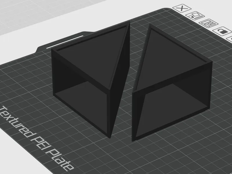 Infinite triangle stackable storage  