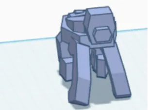 Low poly gorilla 1.000