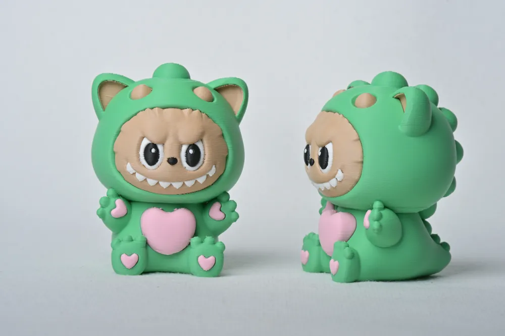 Dekorative schwimmende Herz-Dinosaurier-Figur, Sammlerstück, Ornament, Geschenk