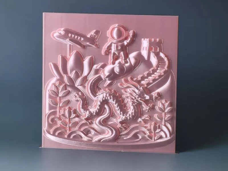 中国阳光未来科学展作品浮雕