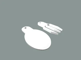 mini light weight fork and spoon 