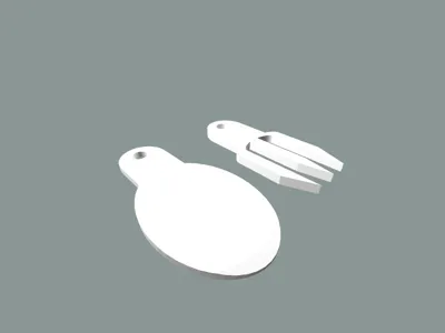 mini light weight fork and spoon 
