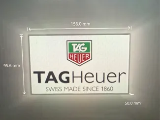 Lichtbox Tag Heuer Logo