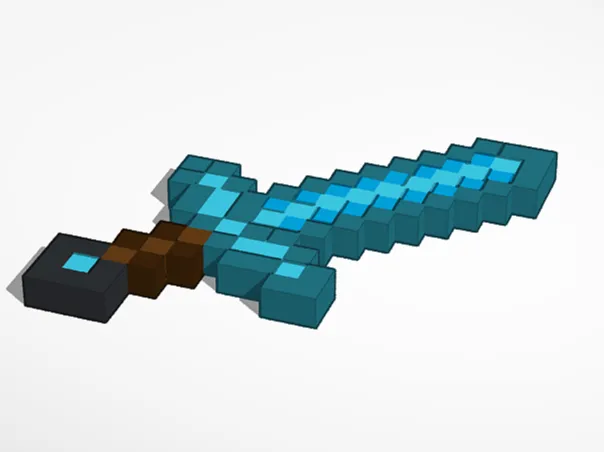 Minecraft Diamond Sword :D