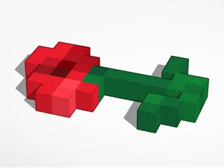 Red Minecraft Flower :D