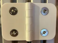 Charnière de porte pour profilé aluminium 40x40 M6 — photo 1