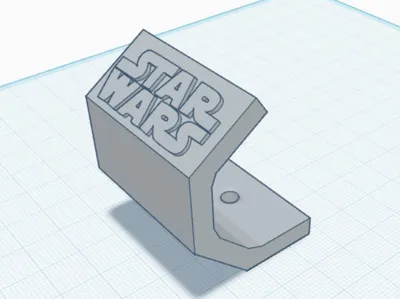 Lightsaber holder with or without star wars logo 