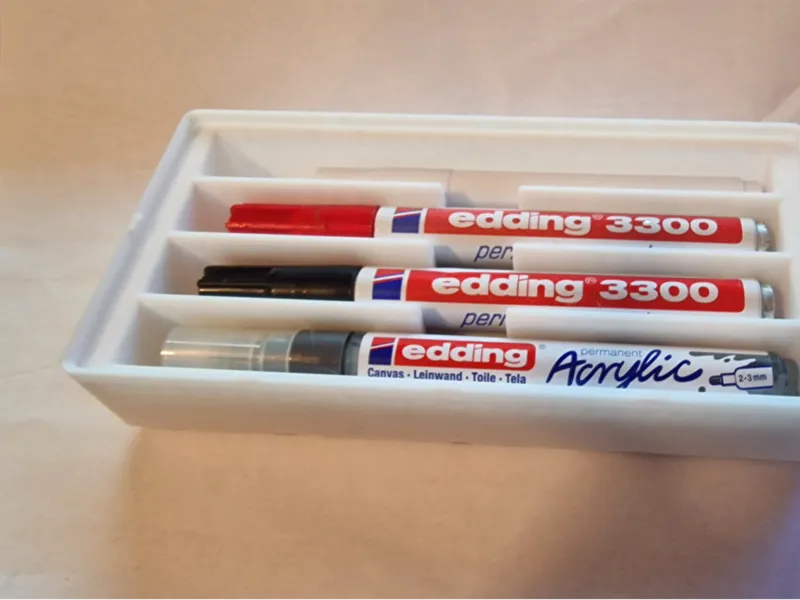 Gridfinity Storage Permanent Marker Edding 2x4