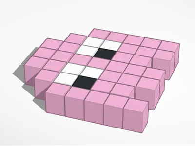Pac-Man ghost (Pinky)
