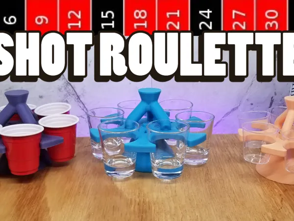 Roulette à shots — jeu à faire tourner