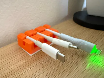 Cord holder cube 