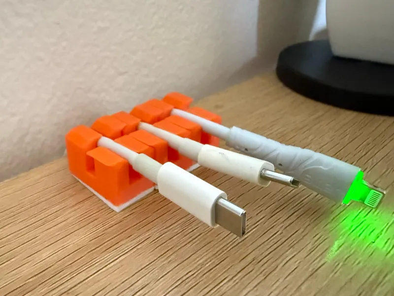 Cord holder cube 
