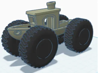 monster truck benchy