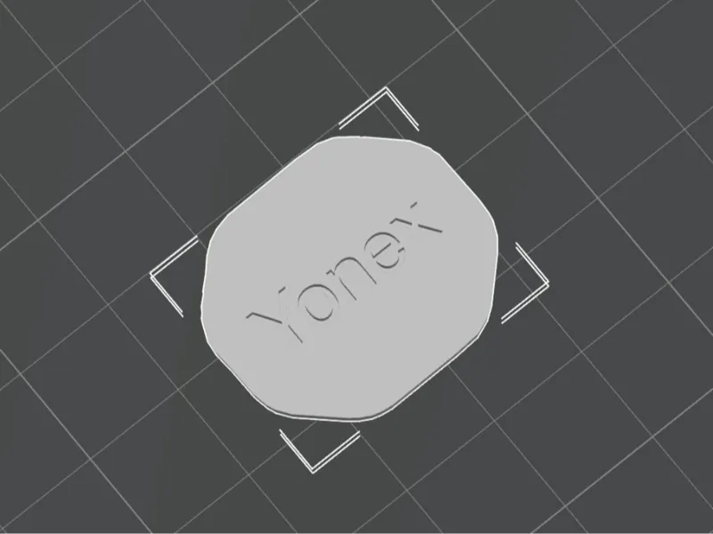 Badminton Racket Butt Cap with Customizable text