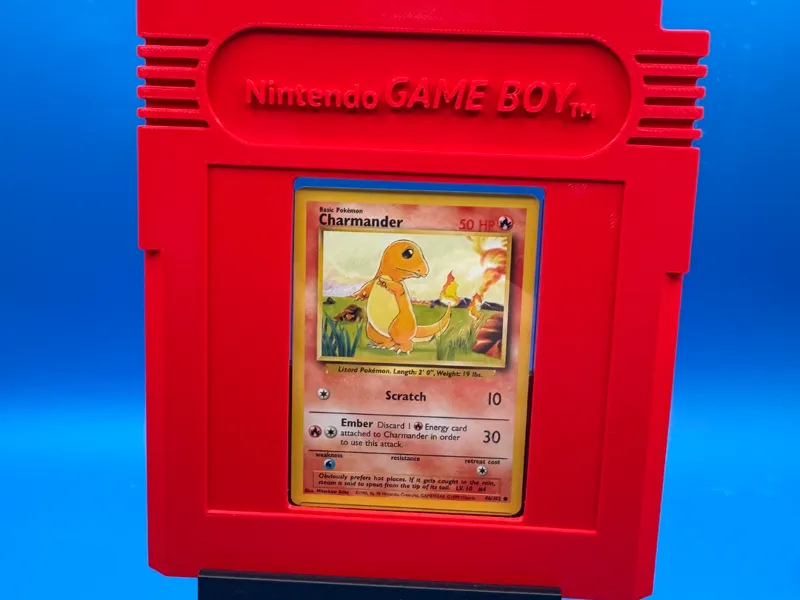 Gameboy cartage Card Display