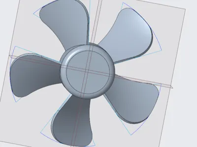 Reverse Rotation Fan Blade