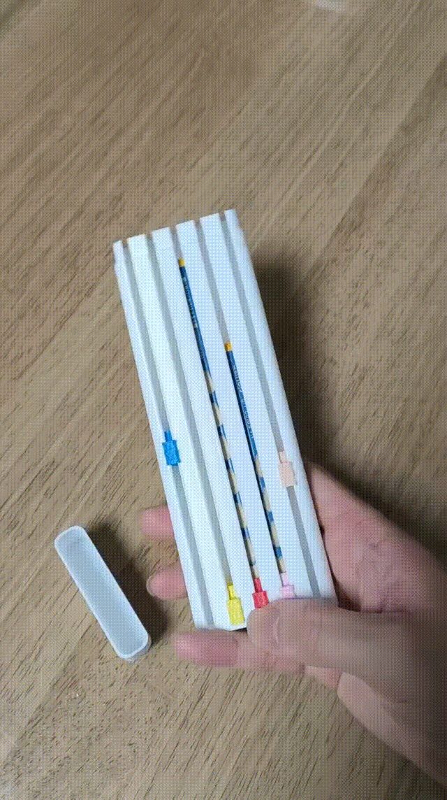 可滑动铅笔盒告别铅笔盒脏兮兮