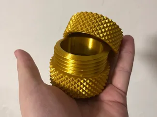 Knurled Jar