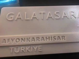 Galatasaray street sign suitable for modification