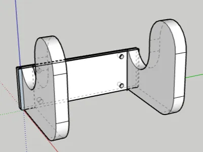 Wall-mounted skateboard holder