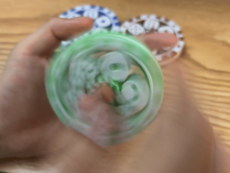 能当骰子用的旋转解压玩具——行星齿轮