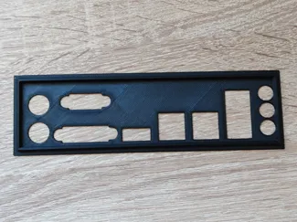 Gigabyte GA-A320M-S2H IO shield