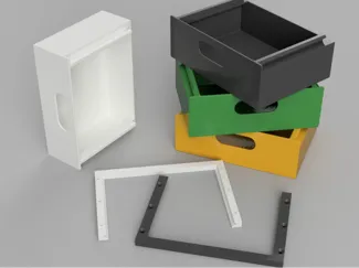Modular Under-Desk Drawer System #01