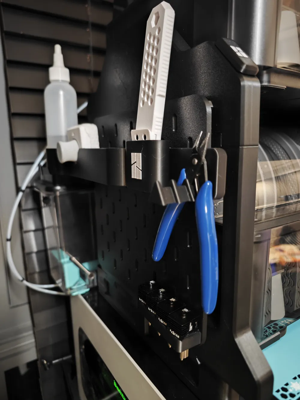 Triple Laser Module Mount with Air Tube Storage Clip (Compatible with ...