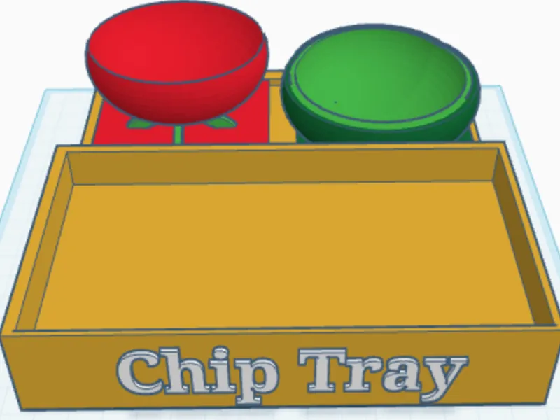 Chip tray