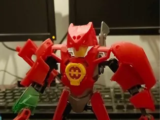 Benchy-themed Hero Factory/Bionicle pauldrons