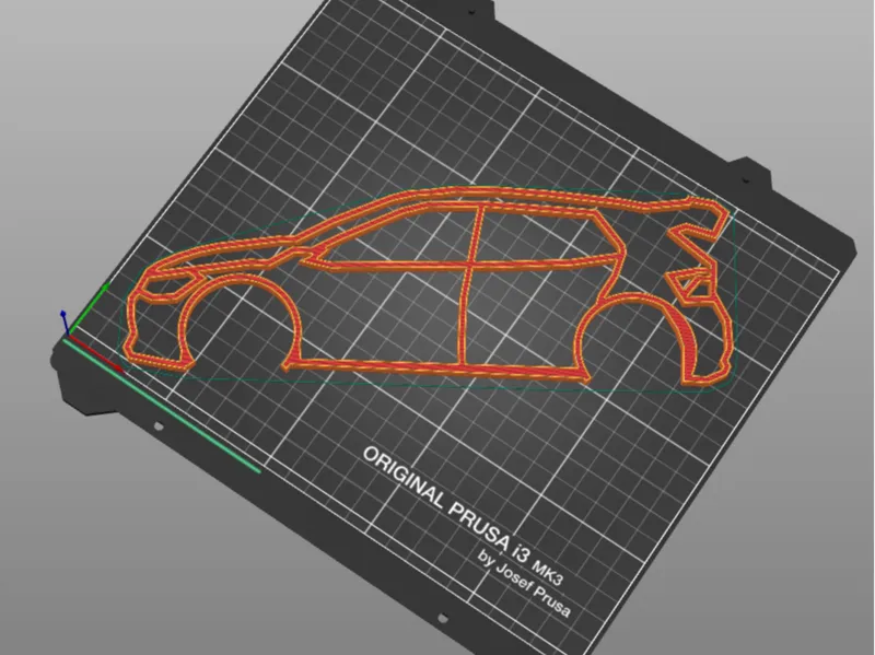 Skoda Fabia RS wallart