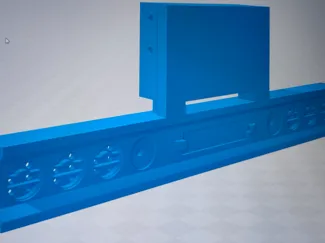 bumper for Tamiya 1/14 truck trailer model