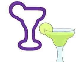 margarita cookie cutter